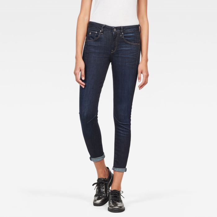 G-Star Raw Jeans - G-Star Arc 3d Mid Derekú Skinny  Farmer Nadrág Obszidián Magyarország | RU7E16R